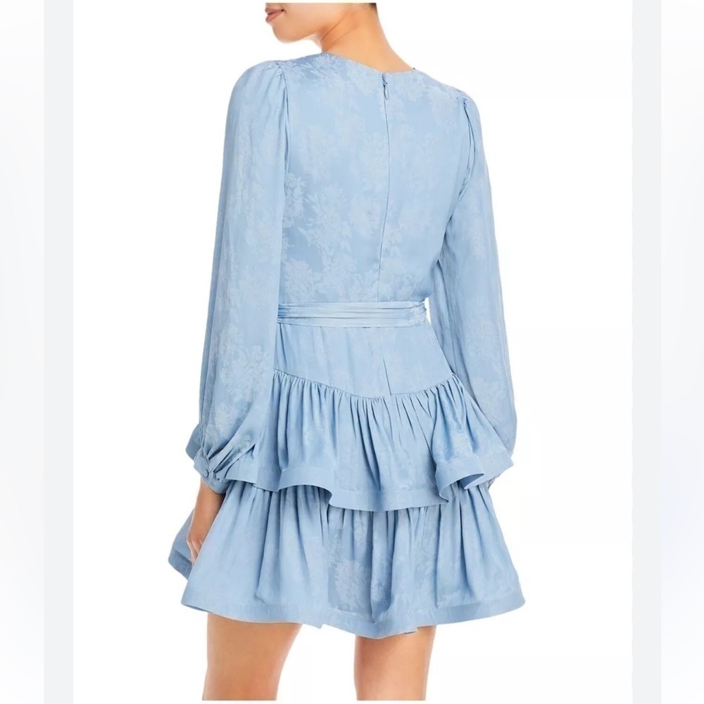 NWT BCBG MAXAZRIA Shadow Belt Long Sleeve Mini Evening Dress 12 Bloomingdale’s - Picture 10 of 10
